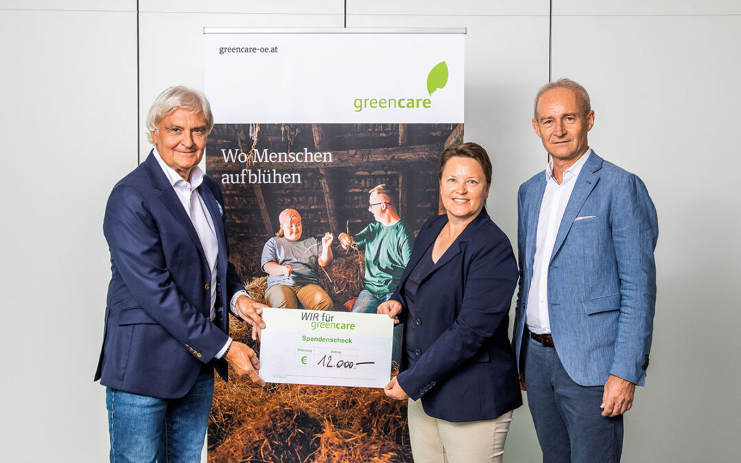 Wolfgang Hötschls Geburtstagsgäste spenden 12.000 Euro für Green Care