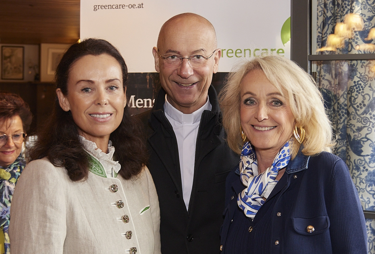 Jahresempfang 2026 Obfrau Maria Hötschl mit Petra Schmid und Dompfarrer Toni Faber